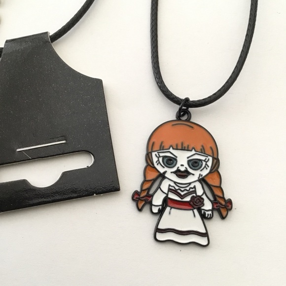 New Black Tone Annabelle Cord Necklace - Picture 2 of 2